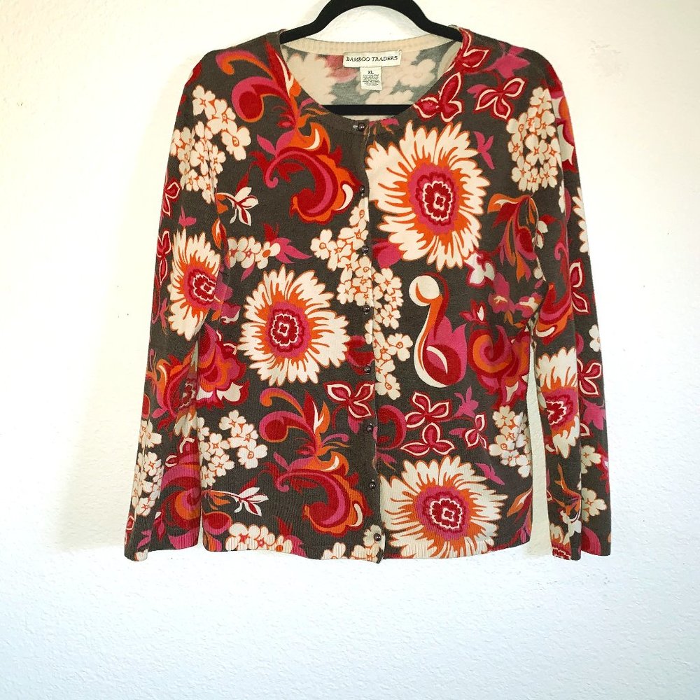 Bamboo Trader Cardigan Sweater